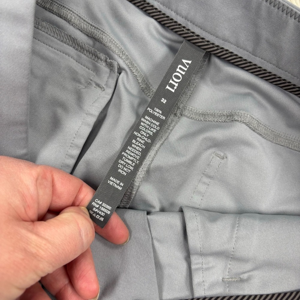 Vuori Men's 32 Gray Meta Pant Slim Chino Athleisure Workwear Office - Picture 3 of 6